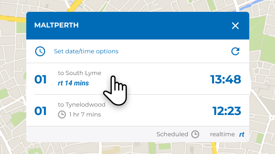 Bus tracker instructions